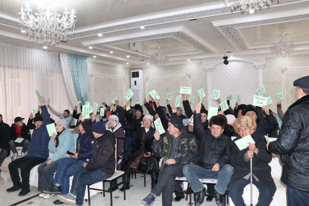 Внеочередная конференция Южного регионального межобластного правления Кыргызского общества слепых и глухих